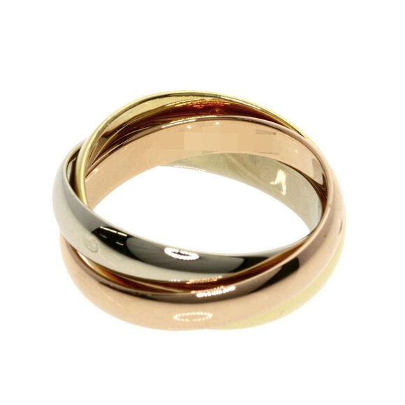 CARTIER 18k Pink Trinity Ring #48 - Picture 5 of 10